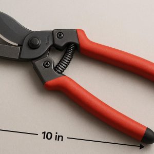 10 10 Inch Anvil Pruning Shears with Non Slip Handle for Thick Branch Cutting
