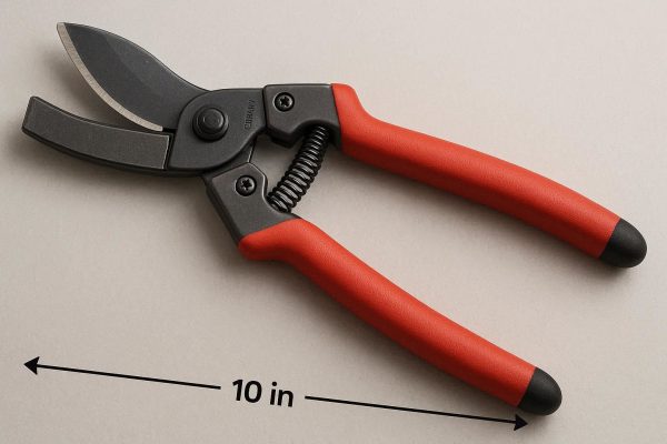 10 10 Inch Anvil Pruning Shears with Non Slip Handle for Thick Branch Cutting