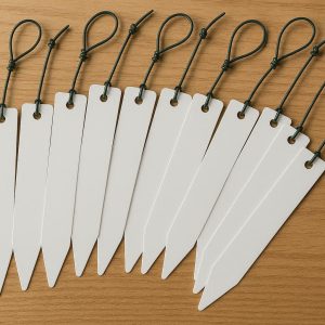 27 10 Pack Large Plastic Plant Tags for Trees and Shrubs with Wire Ties