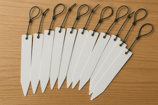 27 10 Pack Large Plastic Plant Tags for Trees and Shrubs with Wire Ties